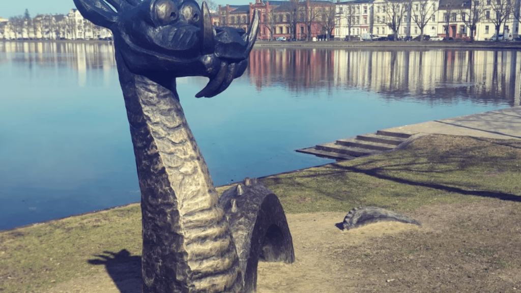 At the "Pfaffenteich" in Schwerin