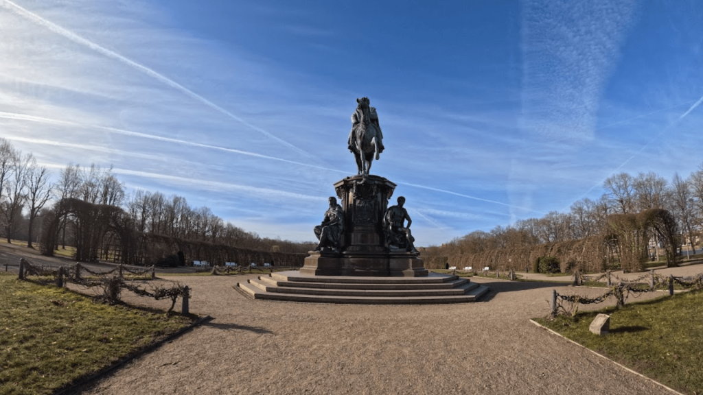 Equestrian statue of Frederick Francis II in Schwerin. Picture by Nicole Linke
